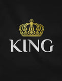 King and Queen Valentines Day Outfit His and Hers Matching Hoodies for Couples