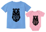 Big Brother Bear shirt Little Baby Boy Girl bodysuit Matching Sibling Outfit Set