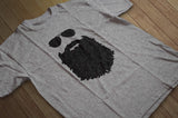Beard & Sunglasses The Hipsters Apparel Gift Idea Cool T-Shirt