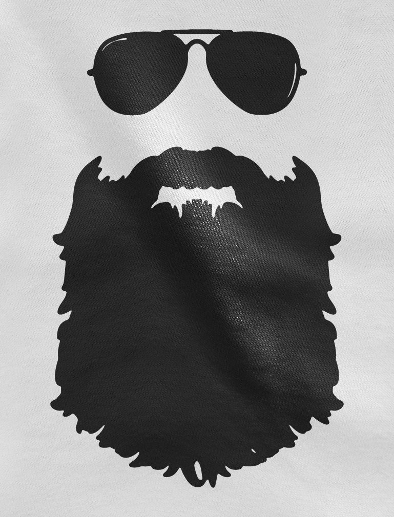 Beard & Sunglasses The Hipsters Apparel Gift Idea Cool T-Shirt