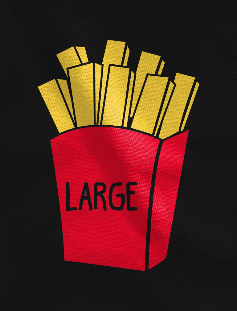 Small & Large Fries Baby Bodysuit & Men's T-Shirt Matching Set Father's Day Gift