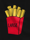 Small & Large Fries Baby Bodysuit & Men's T-Shirt Matching Set Father's Day Gift