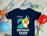 2nd Birthday Baby Shark Shirt 2 Year Old Birthday Boy Girl Toddler Kids T-Shirt