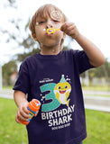 3rd Birthday Baby Shark Shirt 3 Year Old Birthday Boy Girl Toddler Kids T-Shirt 
