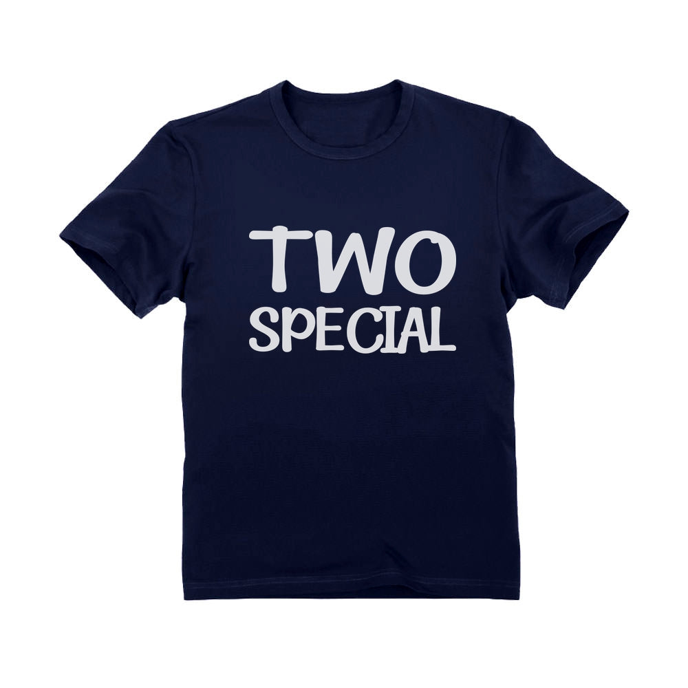 2 year old birthday shirt boy 2nd birthday two special Toddler Kids T-Shirt