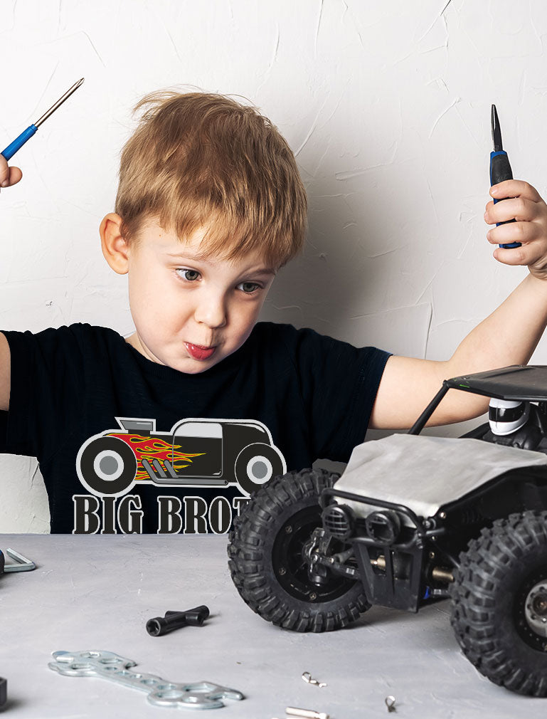 Big Brother Shirt for Boy Big Brother Announcement Toddler Toddler Kids T-Shirt