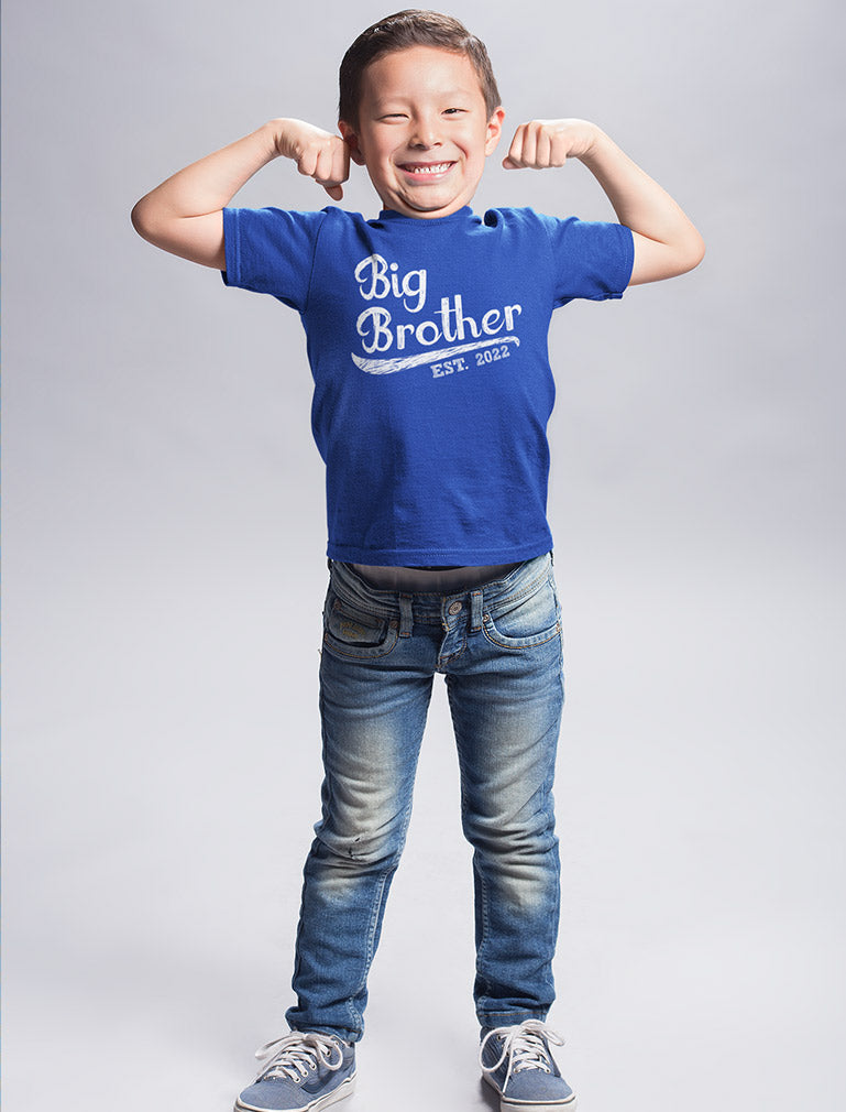 Gift for Big Brother 2022 Siblings Boys Youth Kids T-Shirt