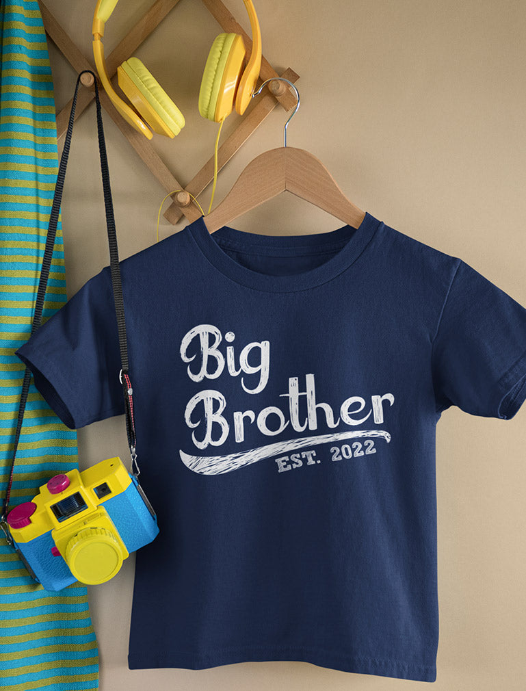 Gift for Big Brother 2022 Siblings Boys Youth Kids T-Shirt