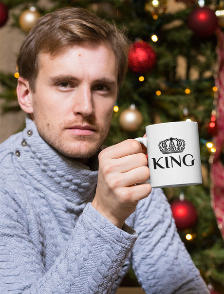 KING Crown Coffee Mug - White 1