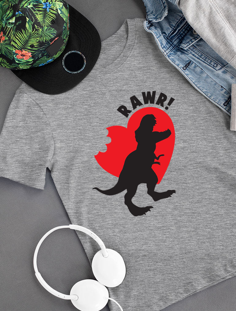 RAWR - I Love You In Dinosaur Toddler Kids T-Shirt