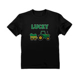 Lucky Clover Irish Tractor St. Patrick's Toddler Kids T-Shirt