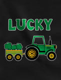 Lucky Clover Irish Tractor St. Patrick's Toddler Kids T-Shirt