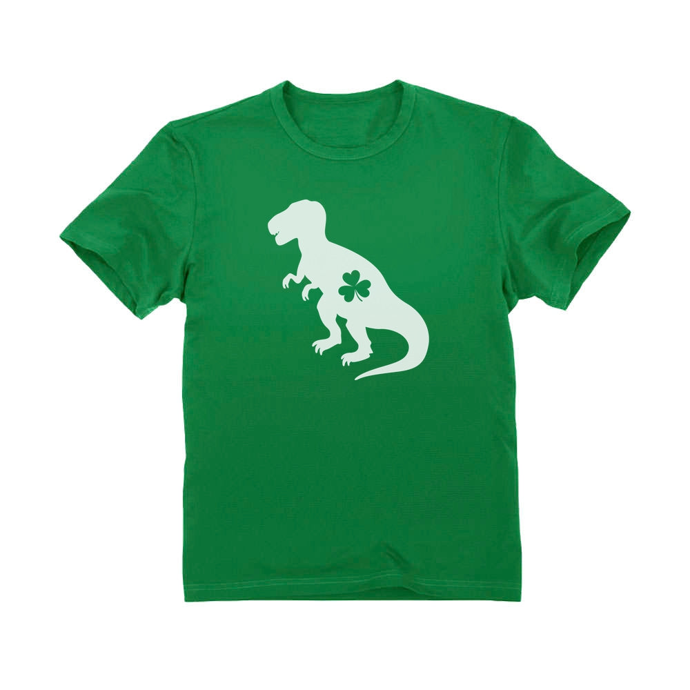 Irish T-Rex Dinosaur Clover St. Patrick's Day Toddler Kids T-Shirt