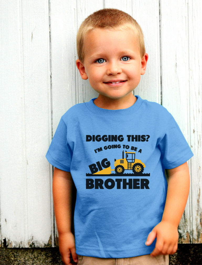 Going To Big A Brother Tractor Toddler Kids T-Shirt