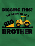 Going To Big A Brother Tractor Toddler Kids T-Shirt