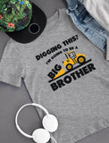 Going To Big A Brother Tractor Toddler Kids T-Shirt