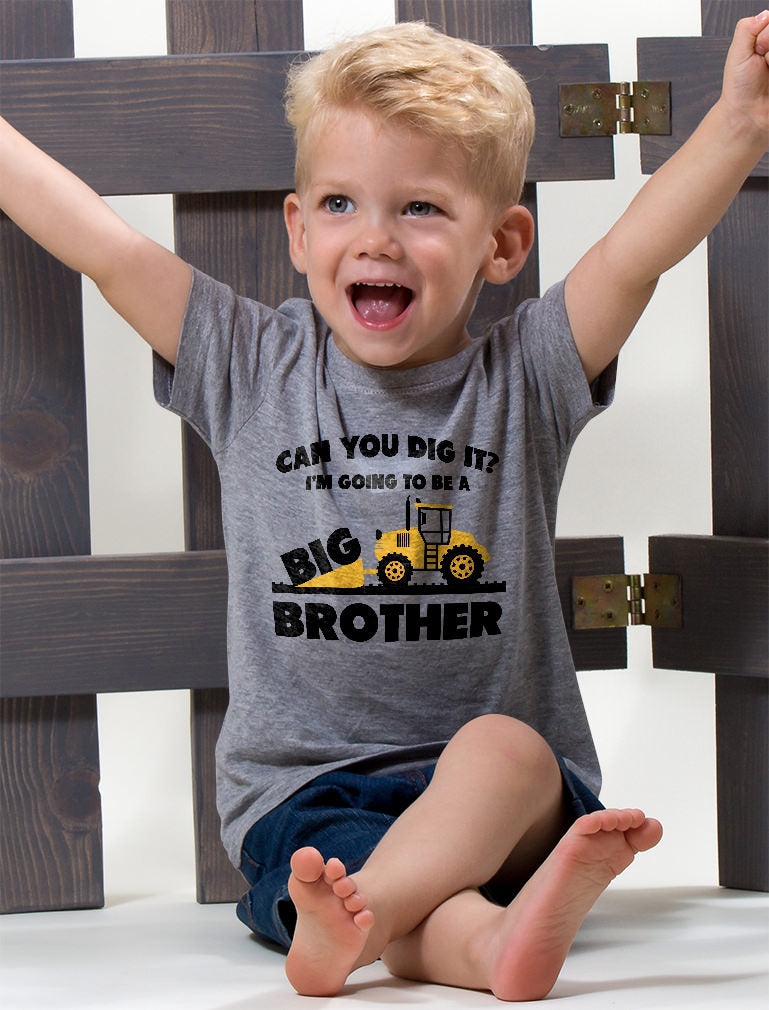 Going To Big A Brother Tractor Toddler Kids T-Shirt