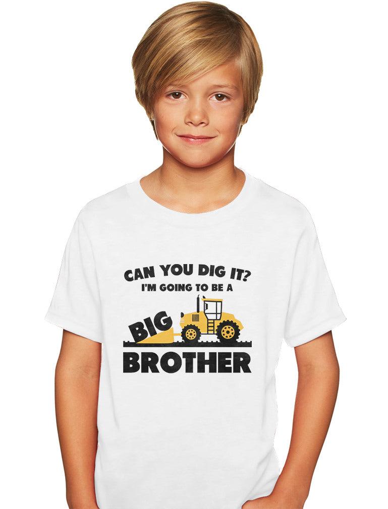Going To Big A Brother Tractor Toddler Kids T-Shirt