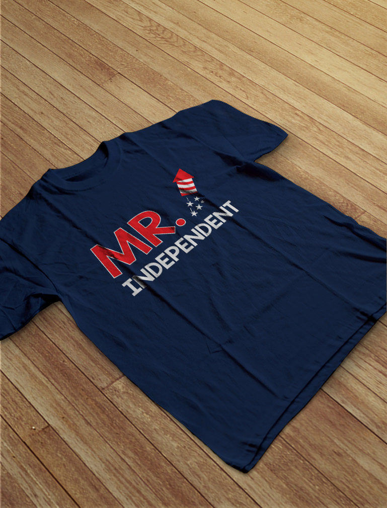 Mr. Independent Toddler Kids T-Shirt