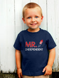 Mr. Independent Toddler Kids T-Shirt