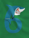 Cute 6th Birthday Shark T-Shirt 
