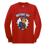 Official Paw Patrol Chase Boys Birthday Toddler Kids Long sleeve T-Shirt 