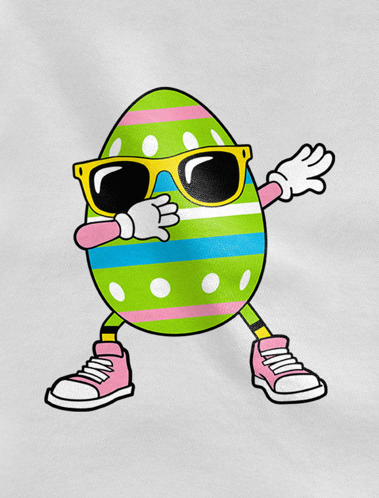 Flossing and Dabbing Easter Egg - Cute Matching T-Shirts Set