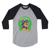 Paw Patrol Lucky St. Patrick's Day Gift 3/4 Sleeve Baseball Jersey Toddler Shirt 