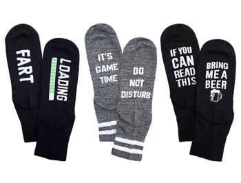 If You Can Read This Bring Me Beer & Fart Loading Dad Socks