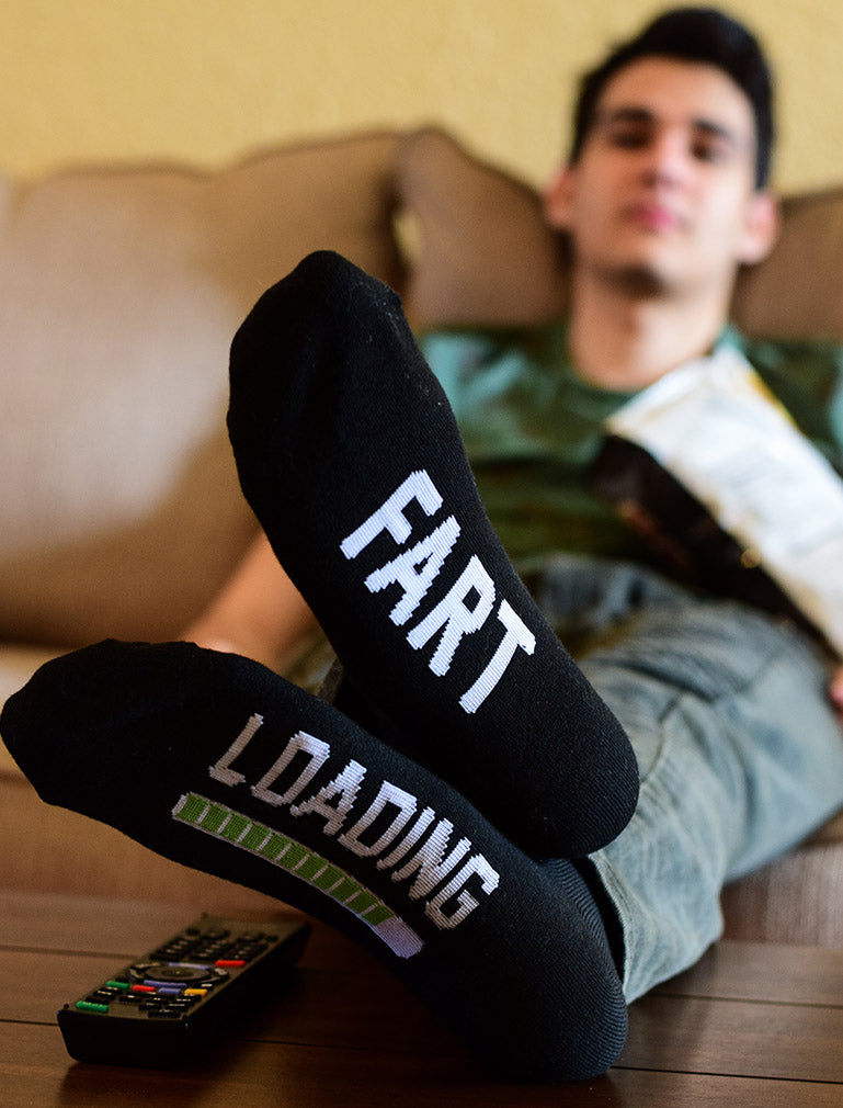 If You Can Read This Bring Me Beer & Fart Loading Dad Socks