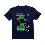Gamer Birthday Level Up Video Game 6th Birthday Youth T-Shirt