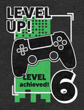 Gamer Birthday Level Up Video Game 6th Birthday Youth T-Shirt