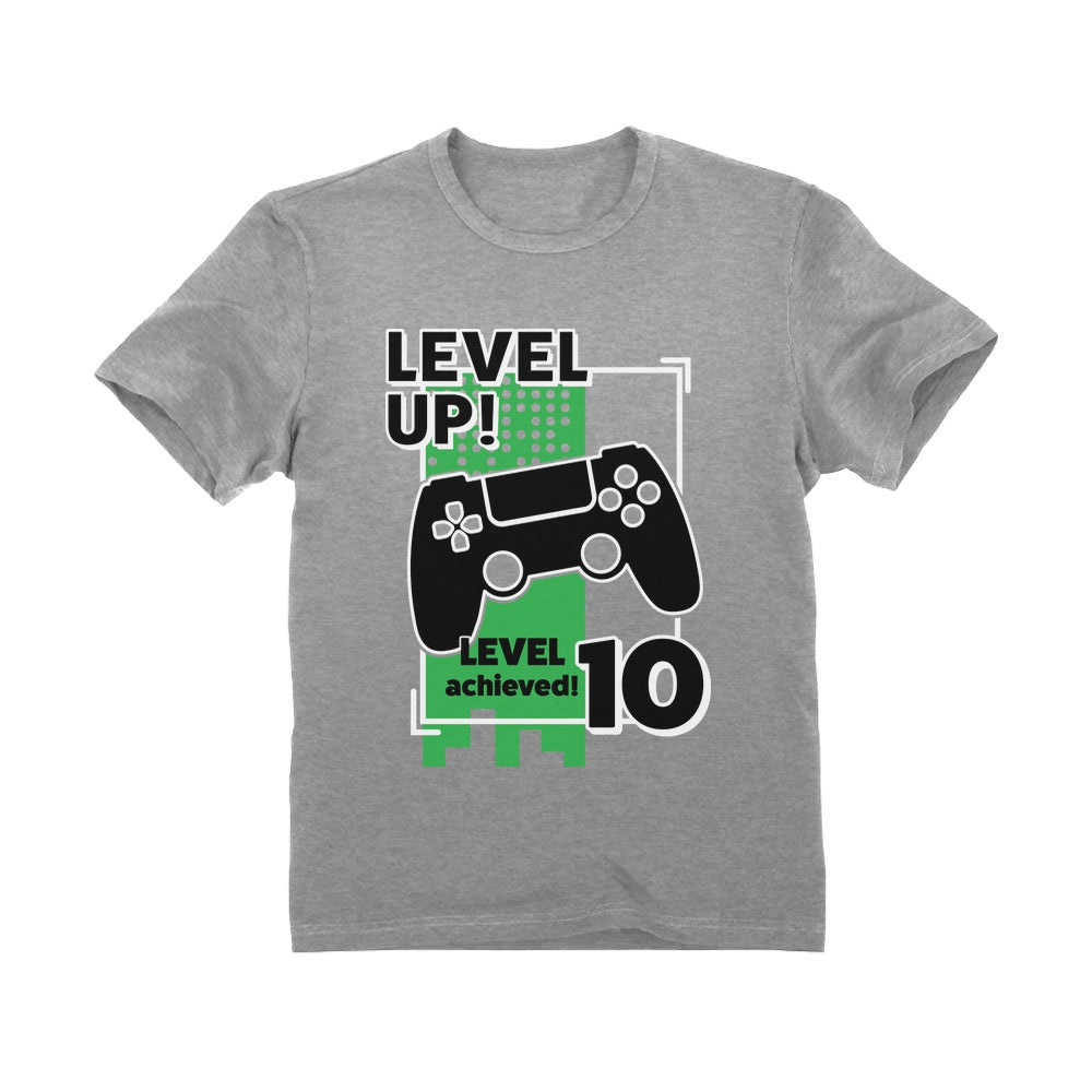Gamer Birthday Level Up Video Game 10th Birthday Youth T-Shirt