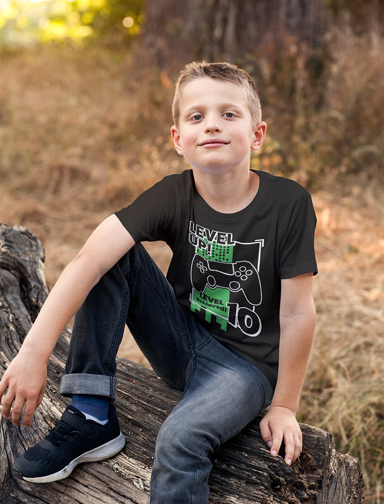 Gamer Birthday Level Up Video Game 10th Birthday Youth T-Shirt