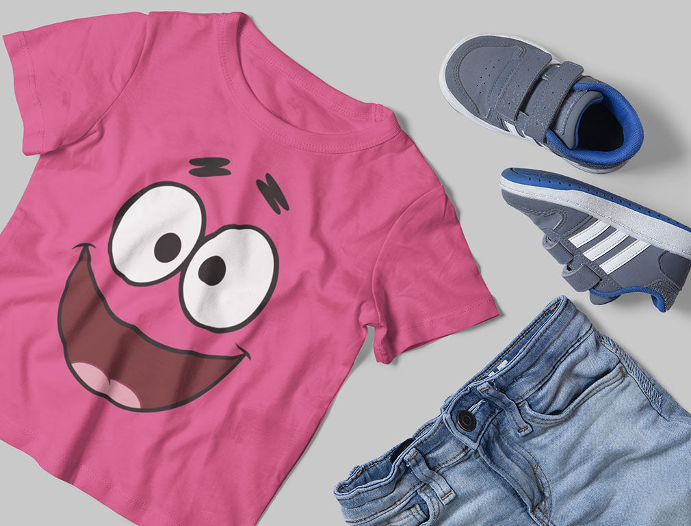 Spongebob Shirt Patrick Star Nickelodeon Halloween Costume Toddler Kids T-Shirt