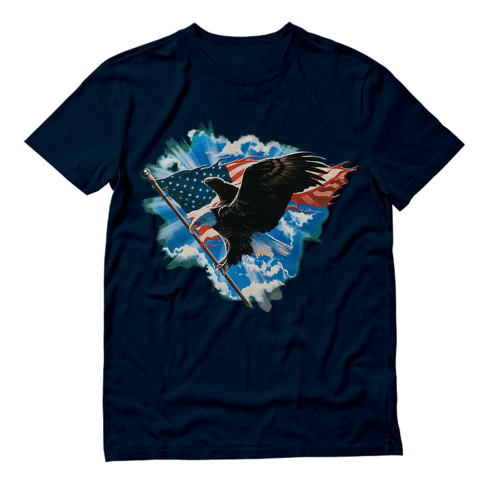 Patriotic Shirt for Men 4th of July Eagle Talon American Flag T-Shirt