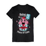 2 Year Old Girl 2nd Birthday Funny Cupcake Toddler Girls' Fitted T-Shirt