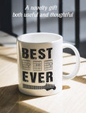 Best Dad Ever Mug Guitarist Father With Chords