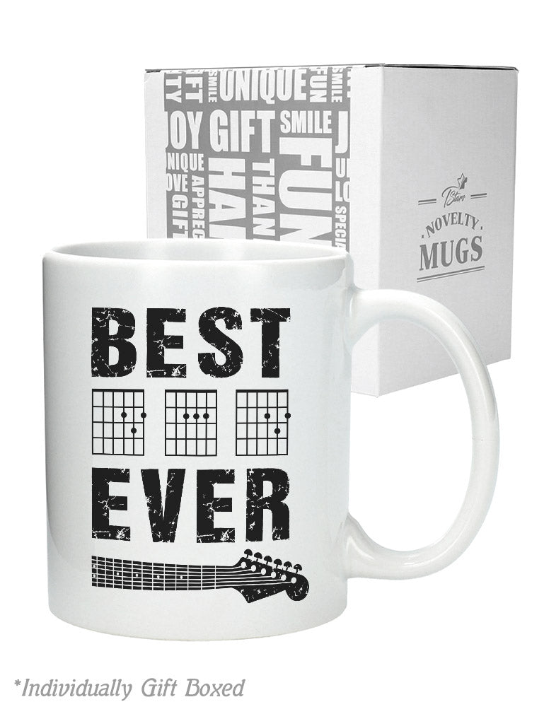 Best Dad Ever Mug Guitarist Father With Chords