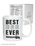 Best Dad Ever Mug Guitarist Father With Chords
