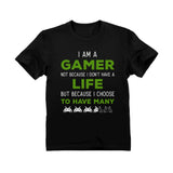 I Am a Gamer Shirt Funny Gamer Gift Cool Gaming Youth Kids T-Shirt