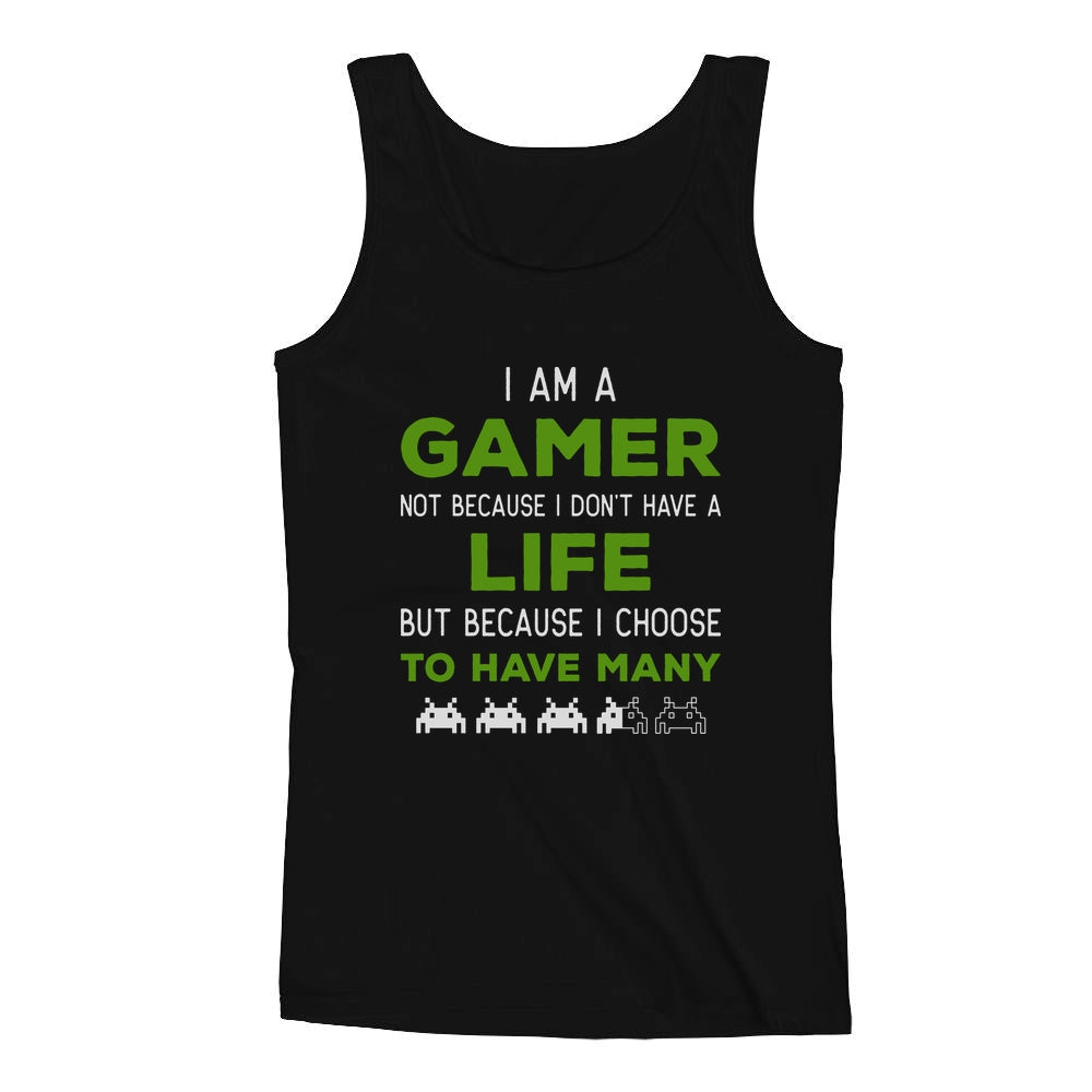 I Am a Gamer Tank Top Funny Gamer Gift Cool Gaming Men's Tank Top