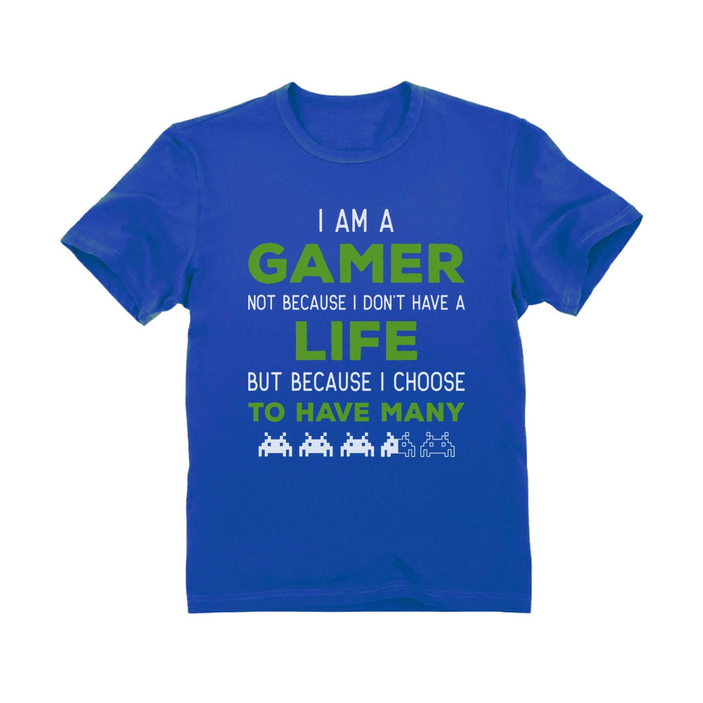 I Am a Gamer Shirt Funny Gamer Gift Cool Gaming Youth Kids T-Shirt