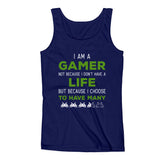 I Am a Gamer Tank Top Funny Gamer Gift Cool Gaming Men's Tank Top