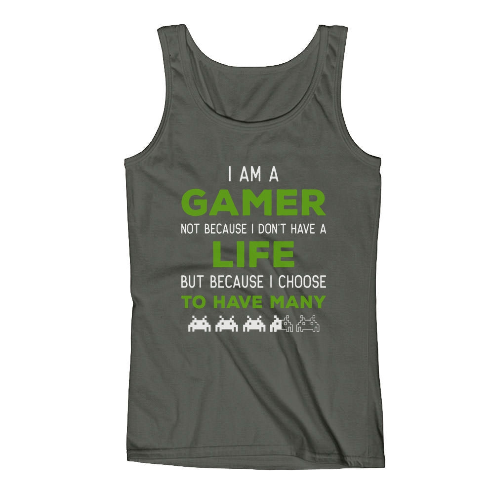 I Am a Gamer Tank Top Funny Gamer Gift Cool Gaming Men's Tank Top