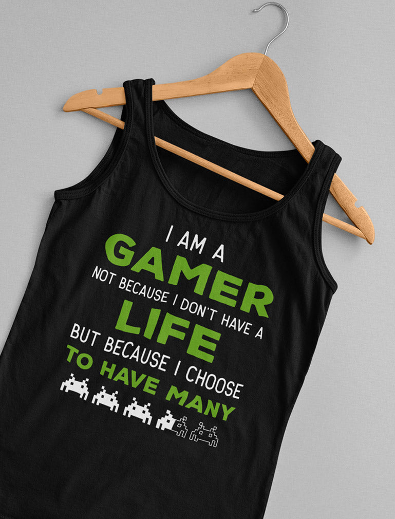 I Am a Gamer Tank Top Funny Gamer Gift Cool Gaming Men's Tank Top
