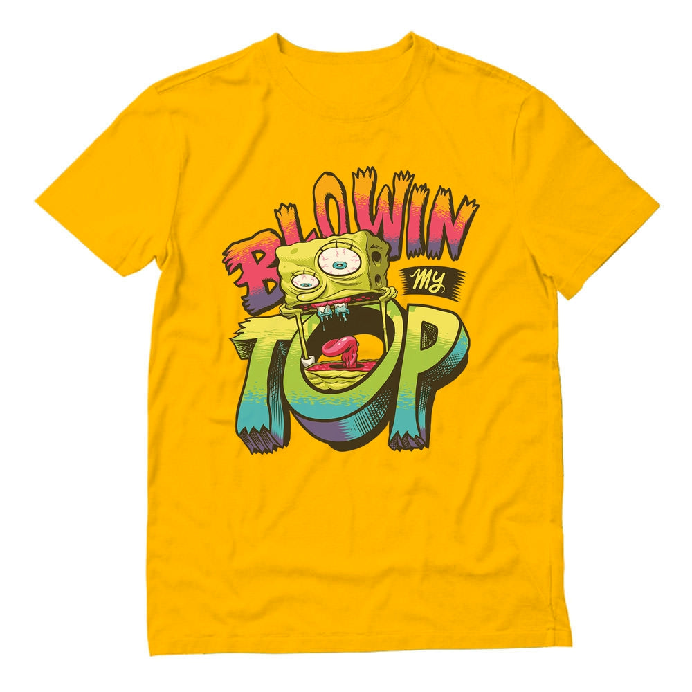 Nickelodeon Spongebob Squarepants Shirt Blowin My Top Funny T-Shirt