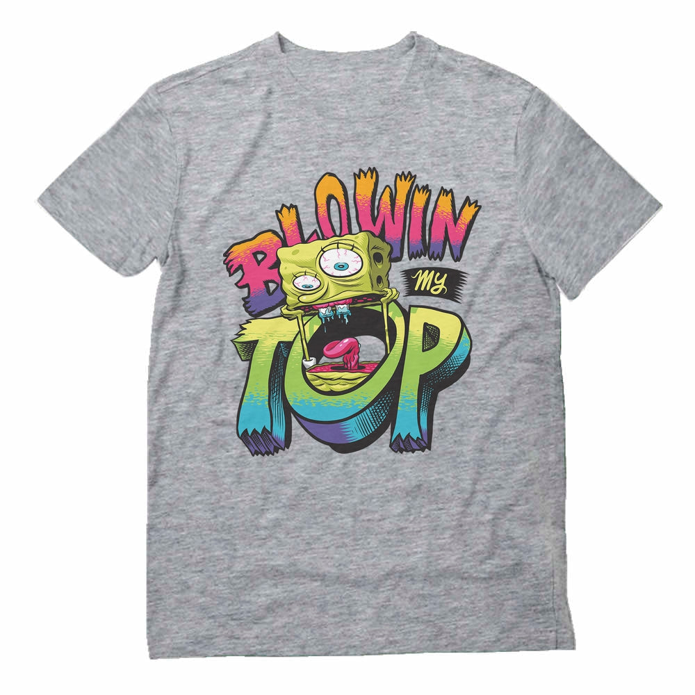 Nickelodeon Spongebob Squarepants Shirt Blowin My Top Funny T-Shirt