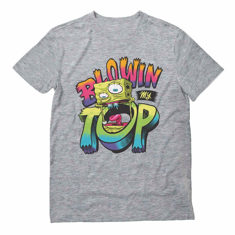 Nickelodeon Spongebob Squarepants Shirt Blowin My Top Funny T-Shirt