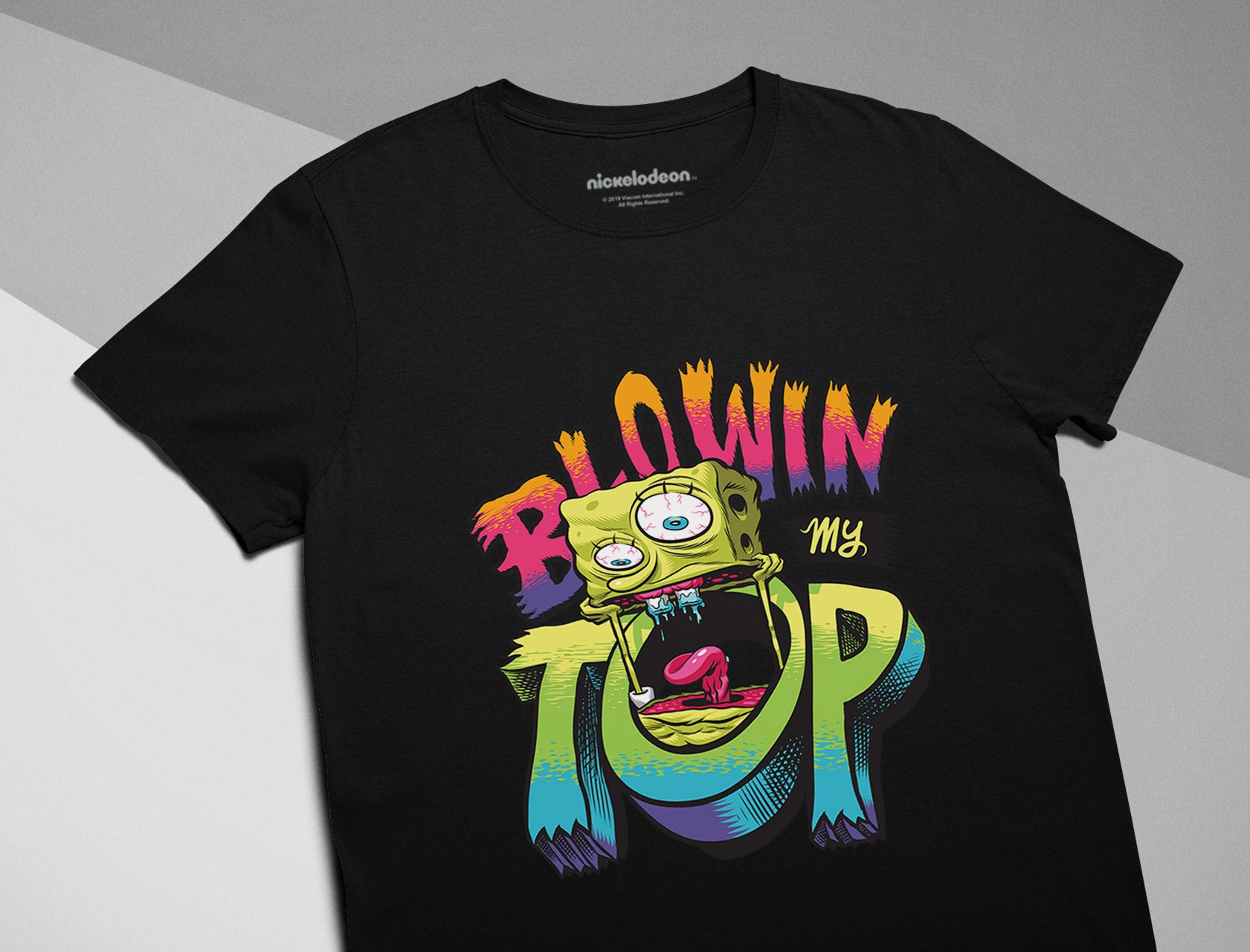 Nickelodeon Spongebob Squarepants Shirt Blowin My Top Funny Youth Kids T-Shirt